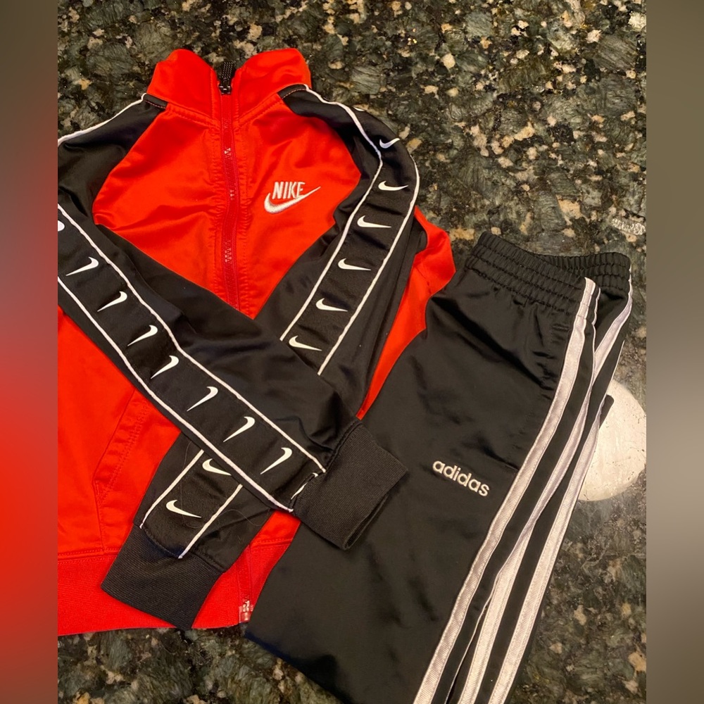 Track suit - Nike jacket and adidas pants